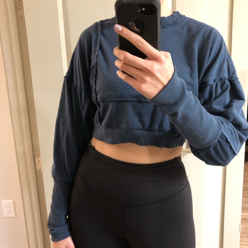 Free People Movement cropped hoodie